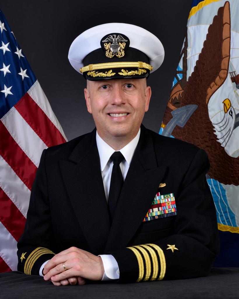 Military headshot of CAPT Tom Petersen.